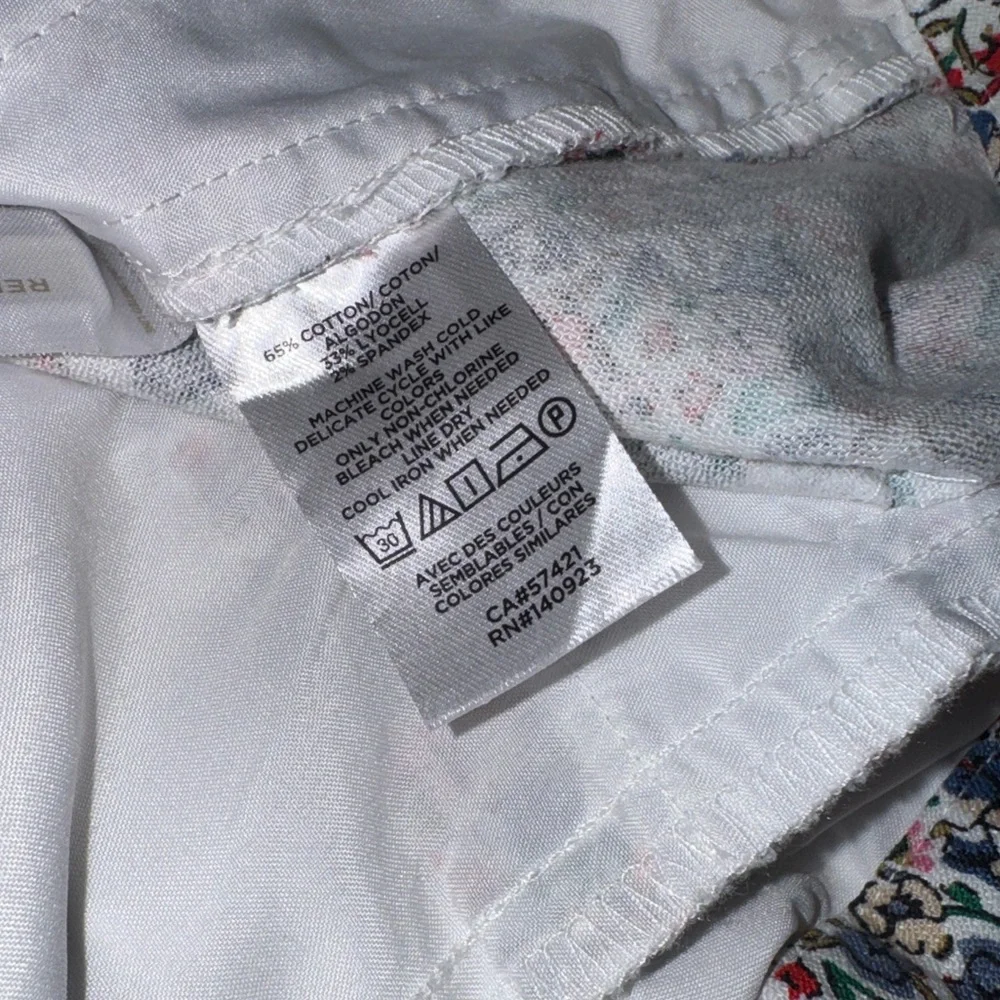 LOFT Riviera Slim Ankle Pants – Floral - Picture 6 of 8